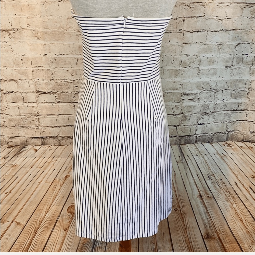 Old Navy Navy and white Striped Dress - Picture 3 of 8